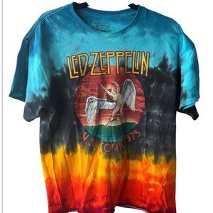 Led Zeppelin Men's Tie-Dye Tour T-Shirt